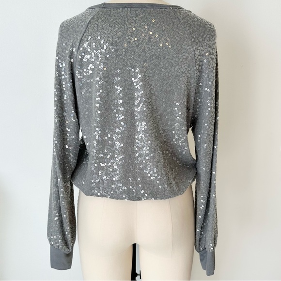 Express Sequin Raglan Sweater - Picture 4 of 7